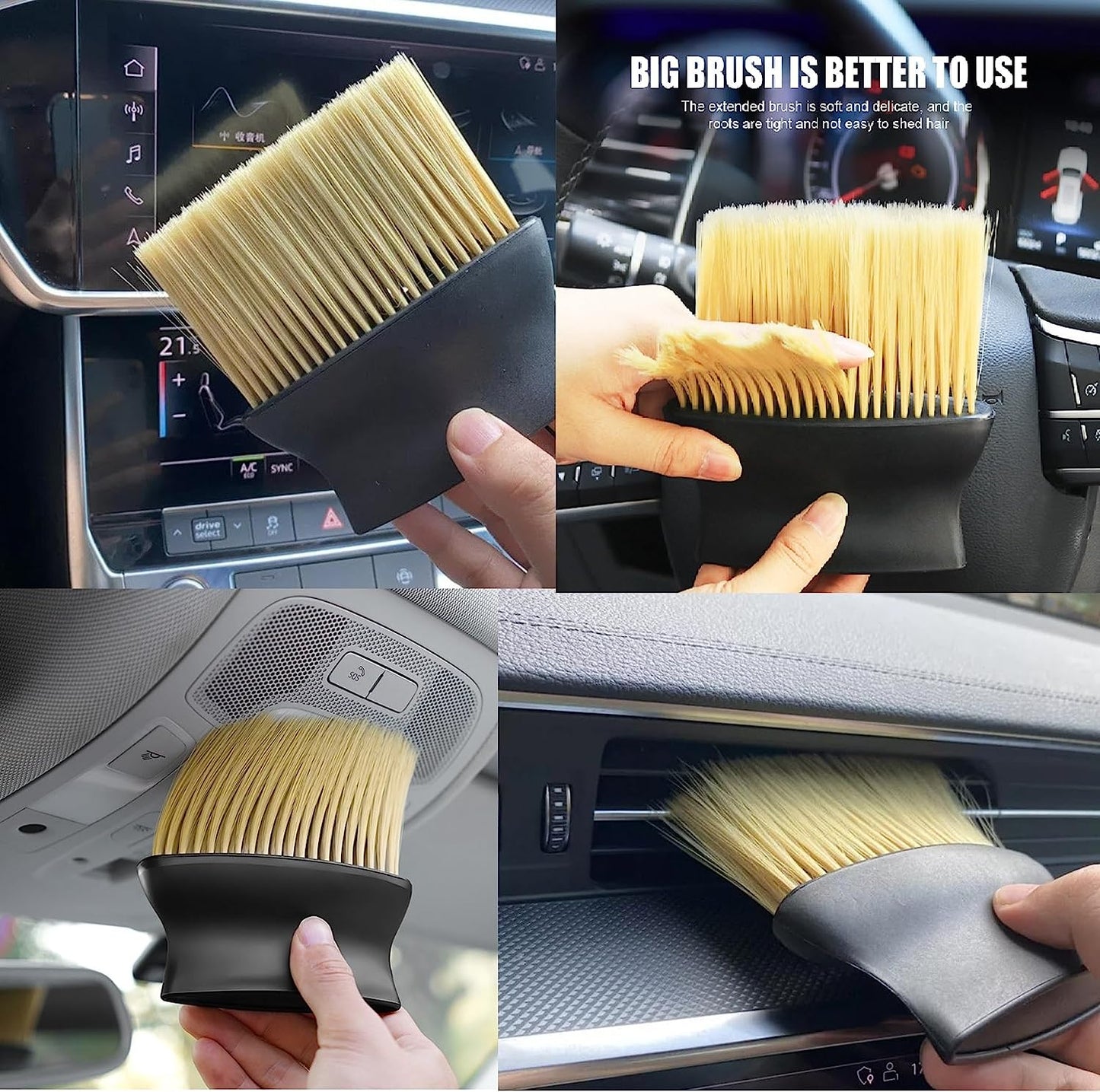 Car Interior AC Vents Cleaning Brush